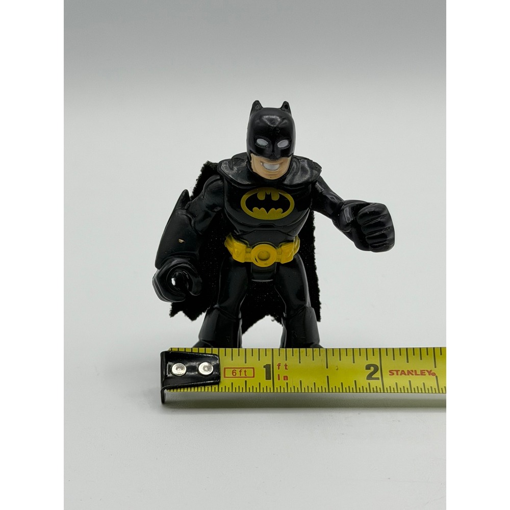 Batman Action Figure with Batcycle Motorcycle Toy DC Comics Black 4 Inch - Picture 11 of 16